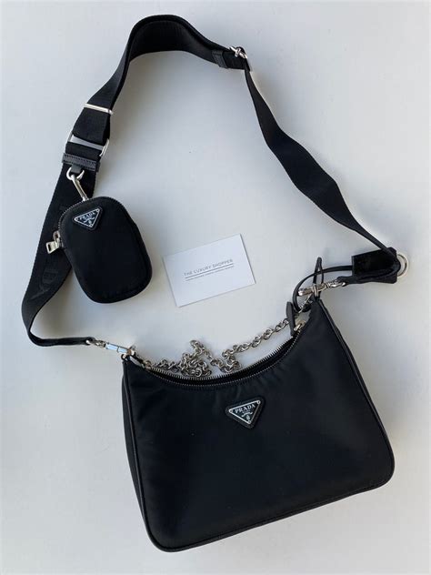 black prada bag crossbody|prada nylon cross body bags.